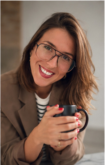 Laura Martin en su día a día de trabajo